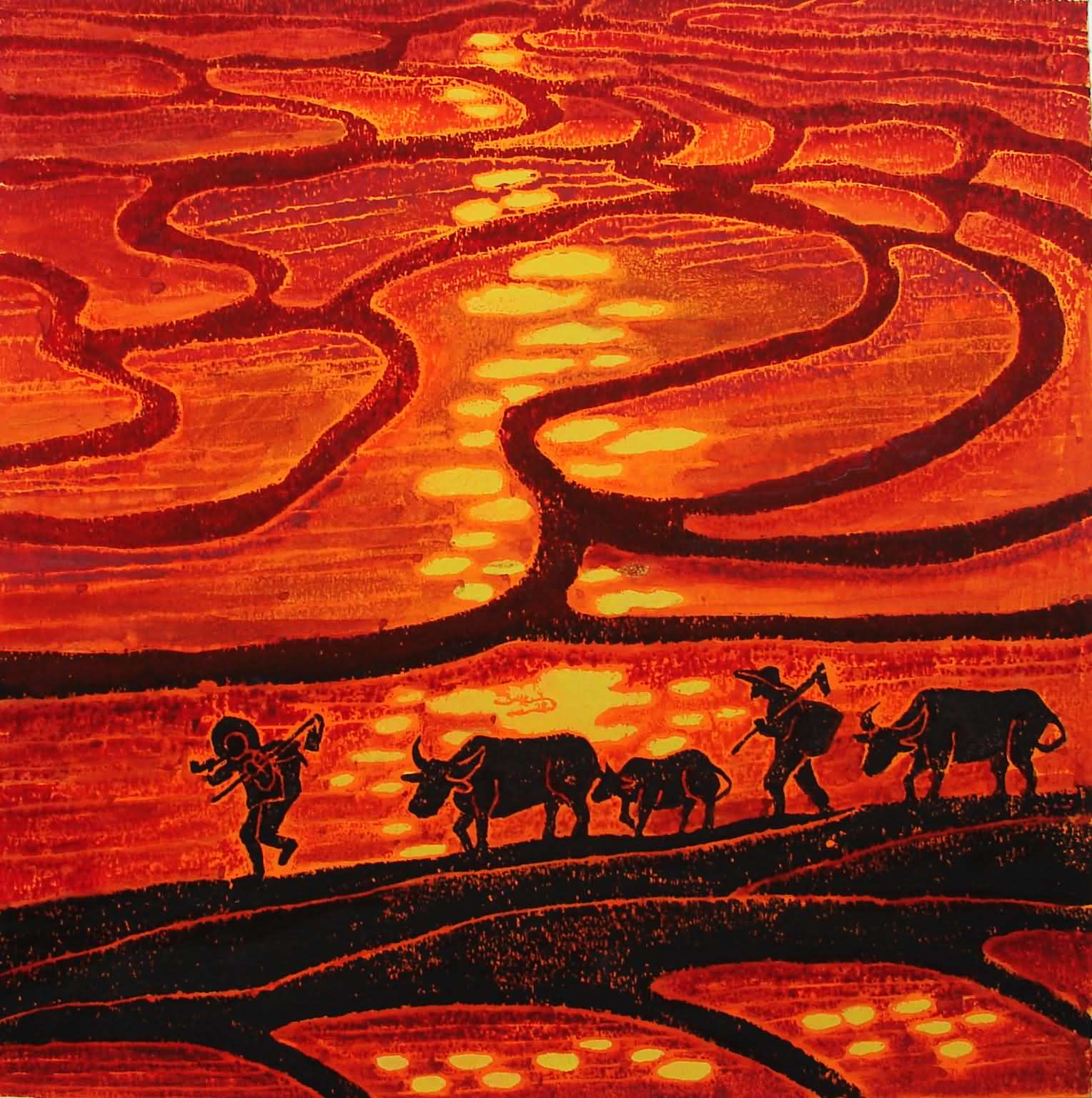 【一线采风】一幅农民画 绘就未来乡村共富图景_荔枝网新闻
