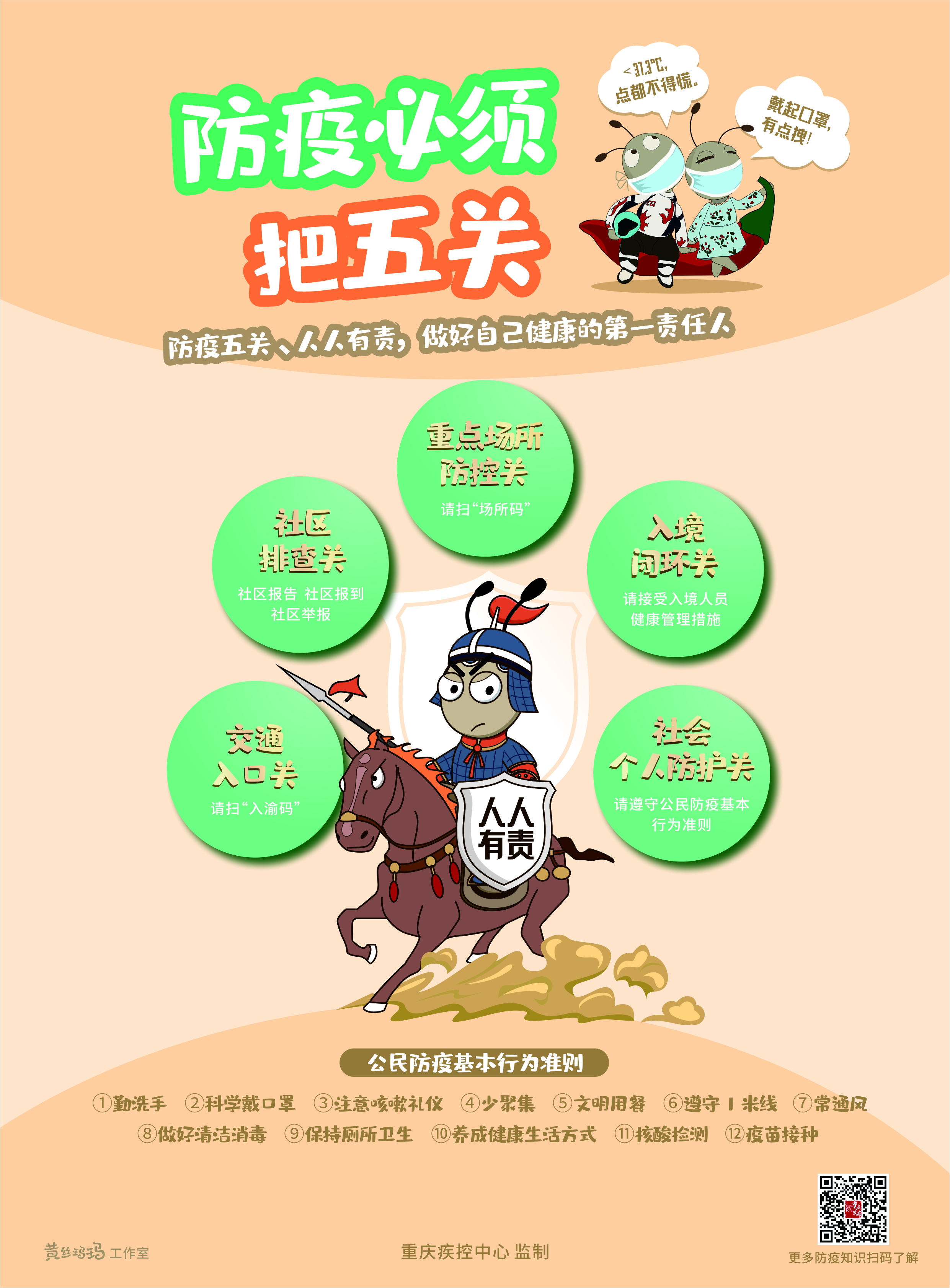 防疫必须把五关
