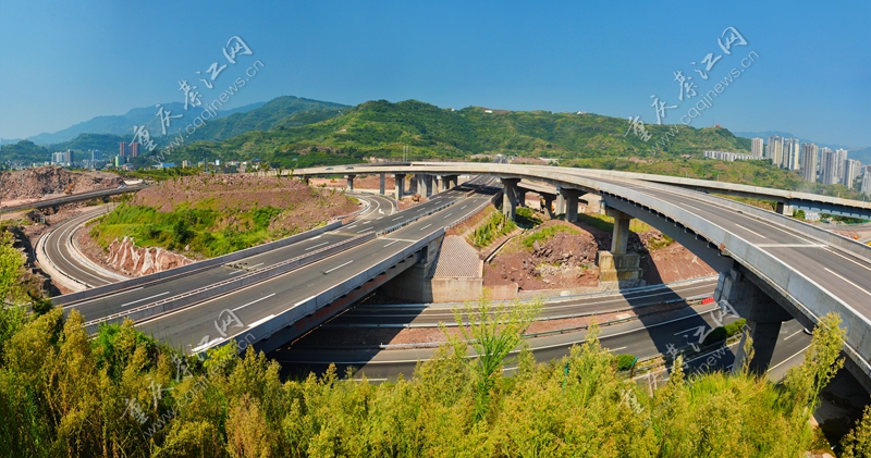 三环高速綦江互通全面完工